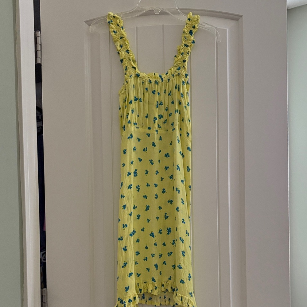 Faithful the Brand Yellow Floral Dress